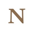 thumbnail image 1 of Wooden Letter Unfinished, Greek Font, Craft Cutout, 1 of 2