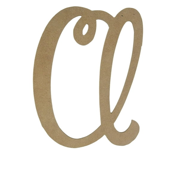 Wooden Letter Unfinished, Happy Days Font, Craft Cutout