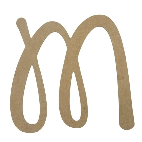 Wooden Letter Unfinished, Happy Days Font, Craft Cutout