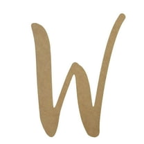 Wooden Letter Unfinished, King Basil Font, Craft Cutout