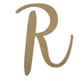 thumbnail image 1 of Wooden Letter Unfinished, King Basil Font, Craft Cutout, 1 of 3
