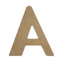thumbnail image 1 of Wooden Letter Unfinished, Lemon Drop Font, Craft Cutout, 1 of 3