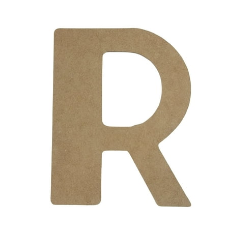 Wooden Letter Unfinished, Lemon Drop Font, Craft Cutout