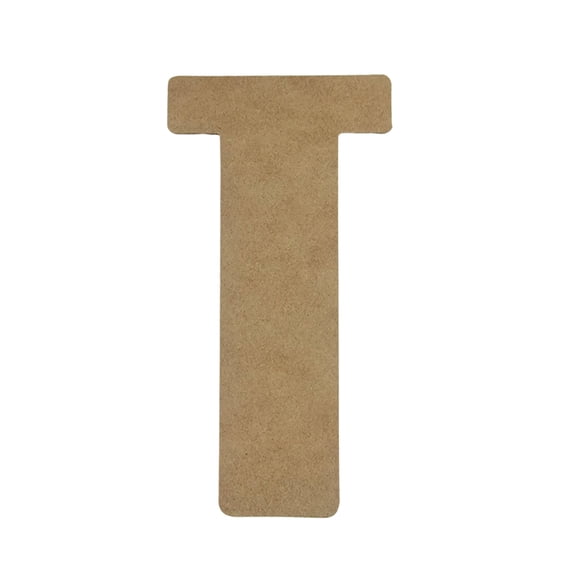 Wooden Letter Unfinished, Lemon Drop Font, Craft Cutout