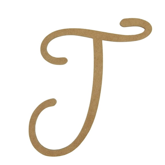 Wooden Letter Unfinished, Marcella Font, Craft Cutout