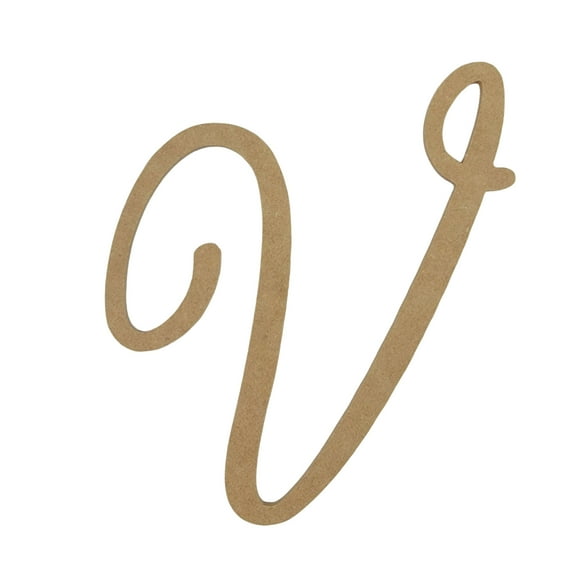 Wooden Letter Unfinished, Marcella Font, Craft Cutout
