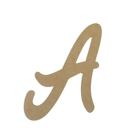Wooden Letter Unfinished, Marvelous Font, Craft Cutout
