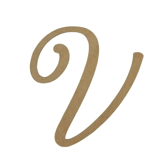 Wooden Letter Unfinished, Miracella Font, Craft Cutout