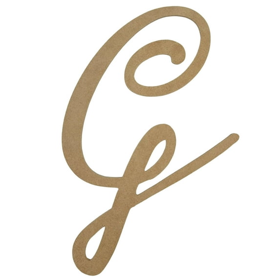Wooden Letter Unfinished, Miracella Font, Craft Cutout