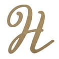 thumbnail image 1 of Wooden Letter Unfinished, Miracella Font, Craft Cutout, 1 of 3