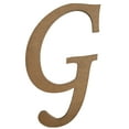 thumbnail image 1 of Wooden Letter Unfinished, Monotype Font, Craft Cutout, 1 of 2