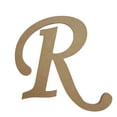 thumbnail image 1 of Wooden Letter Unfinished, Monotype Font, Craft Cutout, 1 of 2