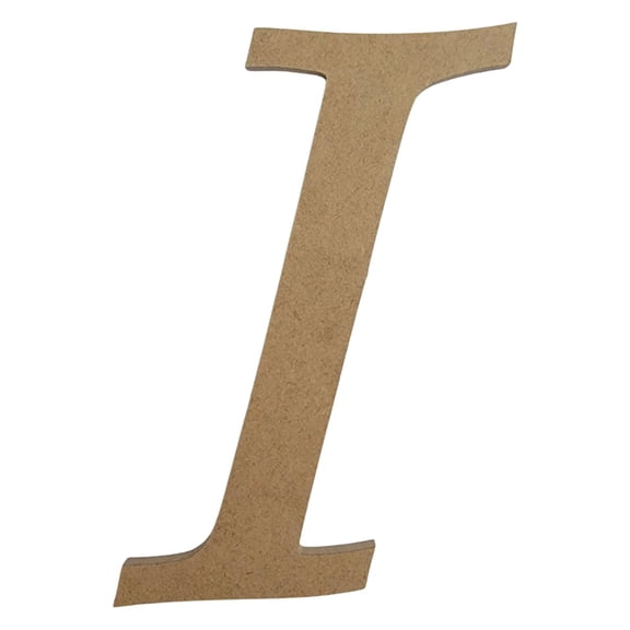 Wooden Letter Unfinished, Monotype Font, Craft Cutout