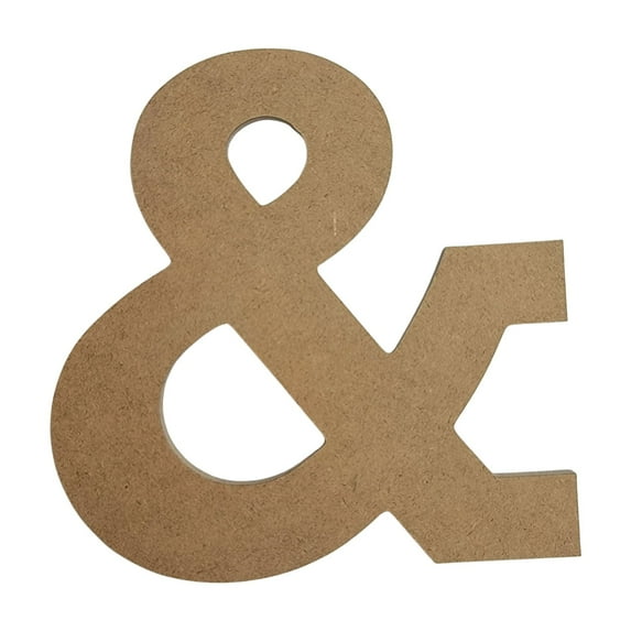 Wooden Letter Unfinished, Rockwell &, Craft Cutout