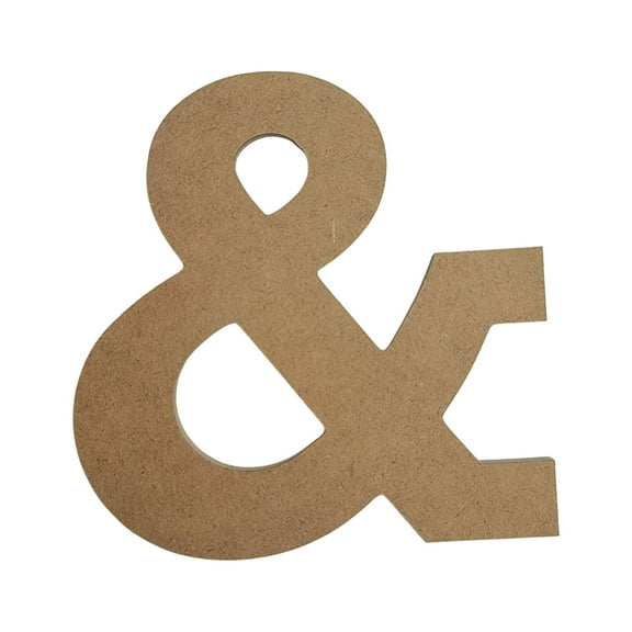 Wooden Letter Unfinished, Rockwell &, Craft Cutout