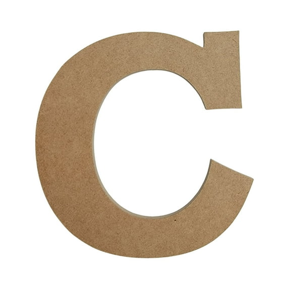 Wooden Letter Unfinished, Rockwell Font, Craft Cutout