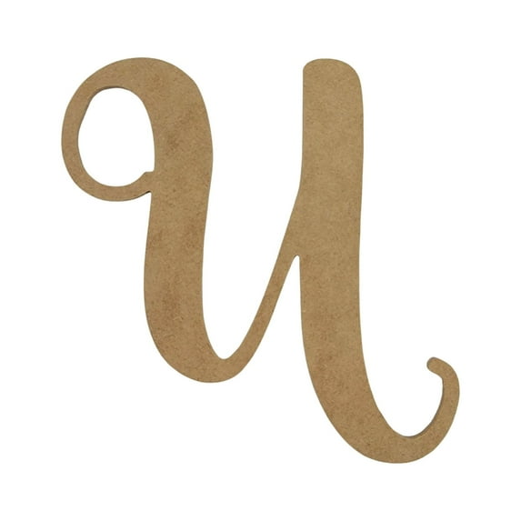 Wooden Letter Unfinished, Starfish Font, Craft Cutout