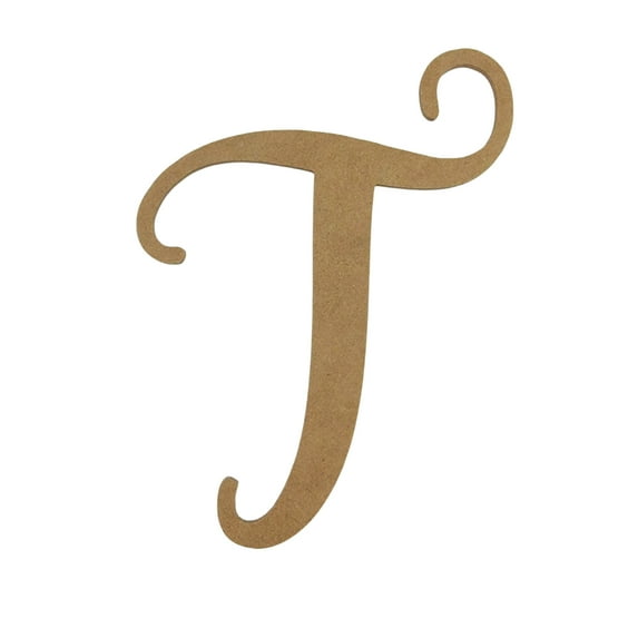 Wooden Letter Unfinished, Starfish Font, Craft Cutout