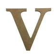 thumbnail image 1 of Wooden Letter Unfinished, Times Font, Craft Cutout, 1 of 2