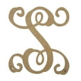 thumbnail image 1 of Wooden Letter Unfinished, Vine Font, Craft Cutout, 1 of 2