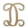 thumbnail image 1 of Wooden Letter Unfinished, Vine Font, Craft Cutout, 1 of 2