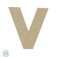 thumbnail image 1 of Wooden Letter V Cutouts 12", Wooden Letters for Wall Decor, Home Decor, Crafts, and Party Decorations by Woodpeckers, 1 of 6
