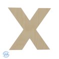 thumbnail image 1 of Wooden Letter X Cutouts 8", Wooden Letters for Wall Decor, Home Decor, Crafts, and Party Decorations by Woodpeckers, 1 of 5