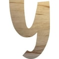 thumbnail image 1 of Wooden Letter (Y) Unfinished Craft, 18'' Tall Alphabet Wood Letter DIY, Paintbale Icebold Font, 1 of 3