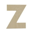 thumbnail image 1 of Wooden Letter Z Cutouts 8", Pack of 3 Wooden Letters for Wall Decor, Home Decor, Crafts, and Party Decorations by Woodpeckers, 1 of 5