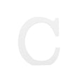 thumbnail image 1 of Wooden Letters C 4.3 Inch Wooden Alphabet Letters Decoration for DIY, 1 of 6