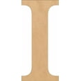 thumbnail image 1 of Wooden Letters Craft, Unfinished 4'' Tall Times I, Alphabet Small MDF Shape, 1 of 8