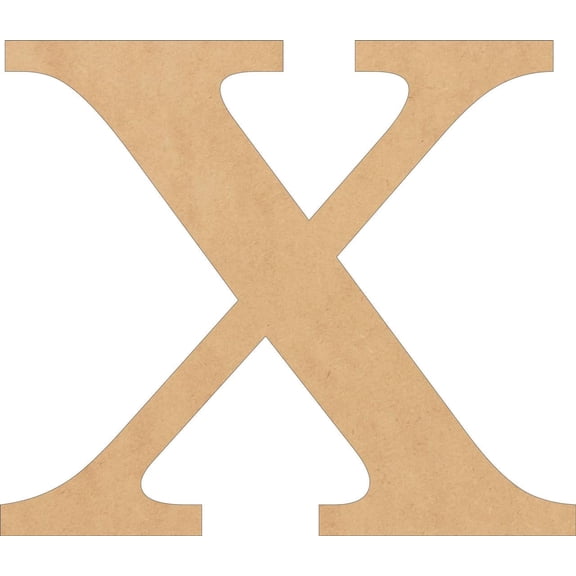 Awesome Life Craft Wooden Letters Unfinished 4'' Tall Times, Custom Cut, Nursery