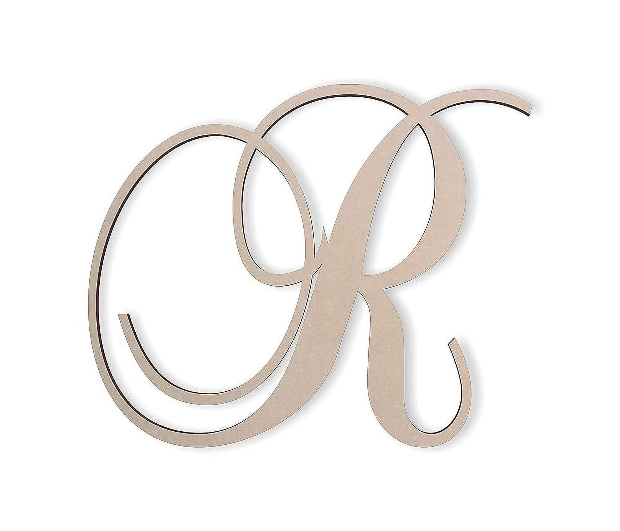 Wooden Letters Cursive Wood Letter For Décor Various Sizes Quality