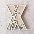 thumbnail image 1 of Wooden Letters E Large Wooden Letters 5Inch Unfinished Wood Letters for Wall Decor Crafts Blank Big Alphabet Board Painting Hanging Home Baby Nursery Wedding Party Room Name Sign DIY Decoration, 1 of 6