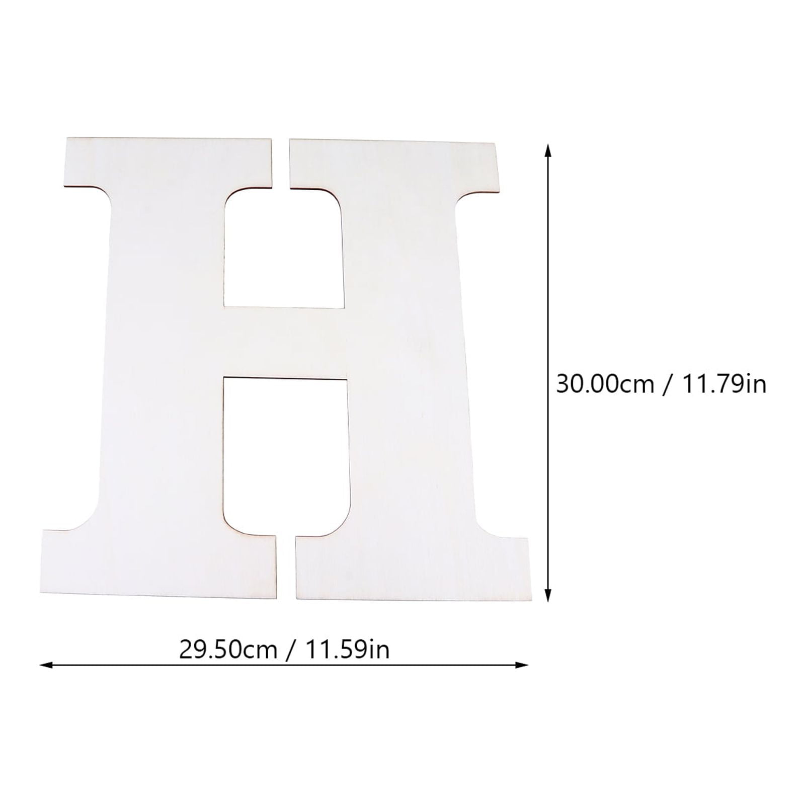 Wooden Letters Home Wood Wall Letter Blank Unfinished Cutout Decals Block Rustic Blocks Stickers