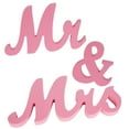 thumbnail image 1 of Wooden Letters Mr And Mrs Sign, Rustic Wedding Table Signs Photography Props, 1 of 9