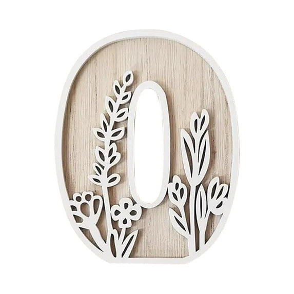 Wooden Letters for Wall Decor, 26 Piece Paintable Alphabet with Floral Designs for DIY Crafts, Custom Name Signs for Room, Wedding Home Decoration, Rustic Wood Wall Art and Personalized Gift Ideas