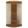 Wooden Lice Comb Double Sides Wide Fine Teeth Remove Louse Beard Grooming Comb for Men