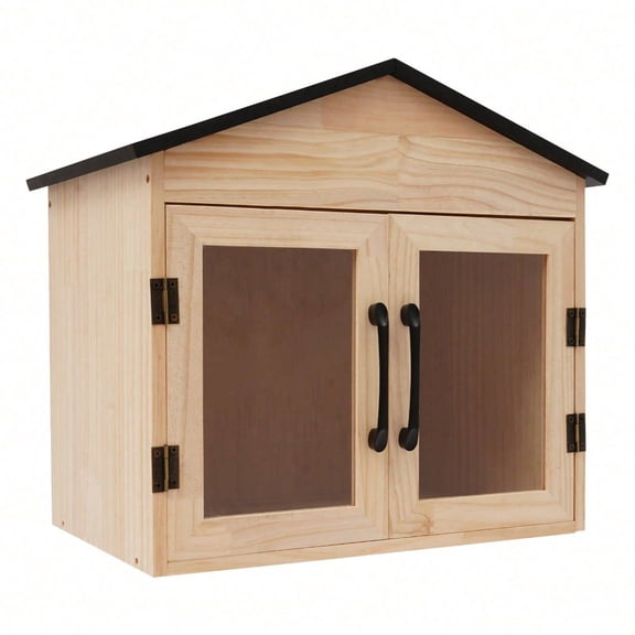 Wooden Little Free Library Book Box, Freestanding Community Book Exchange Cabinet, Indoor Outdoor Literature Sharing Cabinet for Neighborhood Street Front Porch Yard Book Swap Station