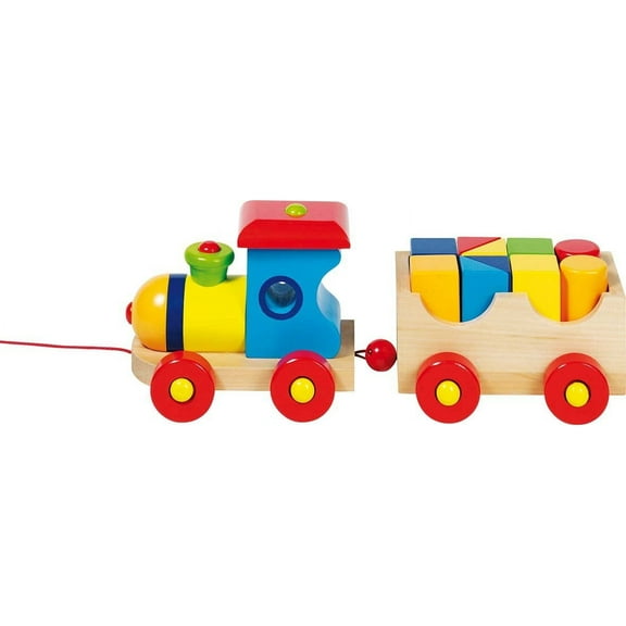 Wooden London Train 12.5" by Goki