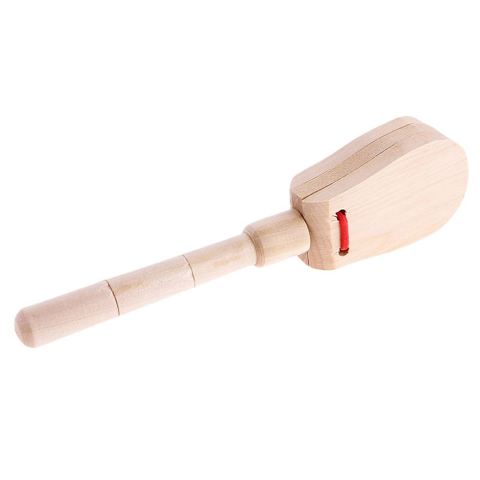 Wooden Long Handled Toys Kids Early Music Learning