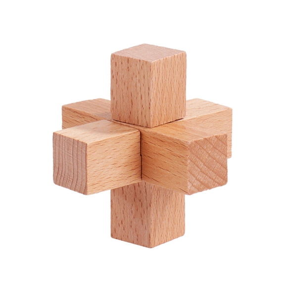 Wooden Luban Lock, Brain Teaser Puzzle With Mortise And Tenon Design, For Teens S, Ideal As Gift For Puzzle Enthusiasts, Home Decor, Tabletop Game