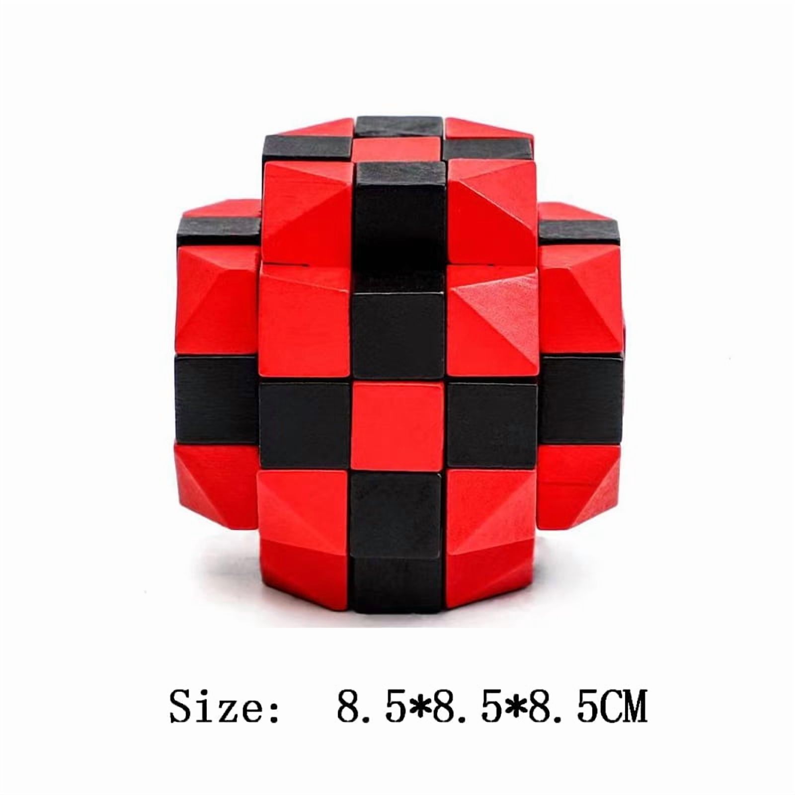 Wooden Luban Lock Unlock Interlocking Puzzle Rompecabezas IQ Test Brain ...