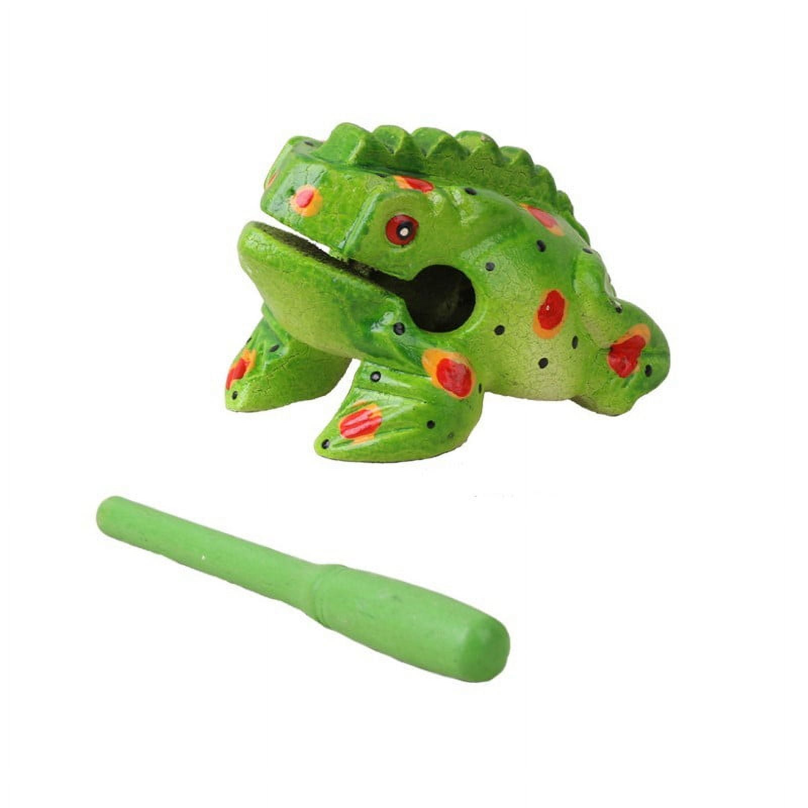 Wooden Lucky Frog Toy Clackers Kids Musical Percussion Gift Toys