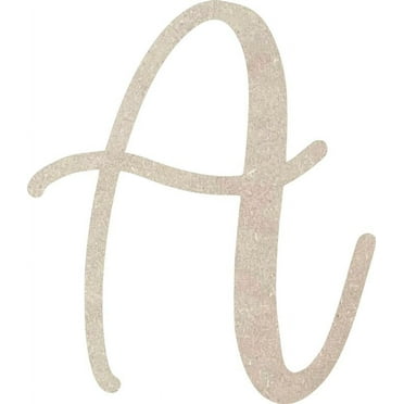 Wooden MDF Letter A Craft, Paintable 3'' Tall Paintable, DIY Cailyn Bloom