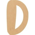 thumbnail image 1 of Wooden MDF Letter D Craft, Paintable 7'' Tall Paintable, DIY Bright Orchid, 1 of 3