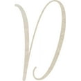 thumbnail image 1 of Wooden MDF Letter (D) Unfinished Craft, 8'' Tall Paintable DIY, Script Rebeca Font, 1 of 5