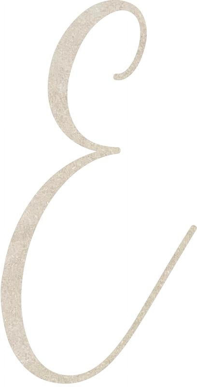 Wooden MDF Letter 'E' – 30cm Tall Free-Standing Decorative Letter For Crafts, Name Signs & Home Decor