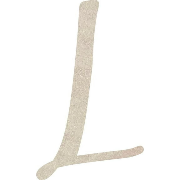 Wooden MDF Letter L Craft, Paintable 3'' Tall Paintable, DIY Cailyn Bloom