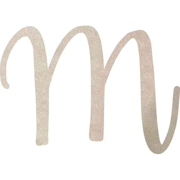 Wooden MDF Letter M Craft, Paintable 7'' Tall Paintable, DIY Cailyn Bloom